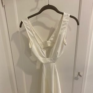 Tobi S/P white cut out dress